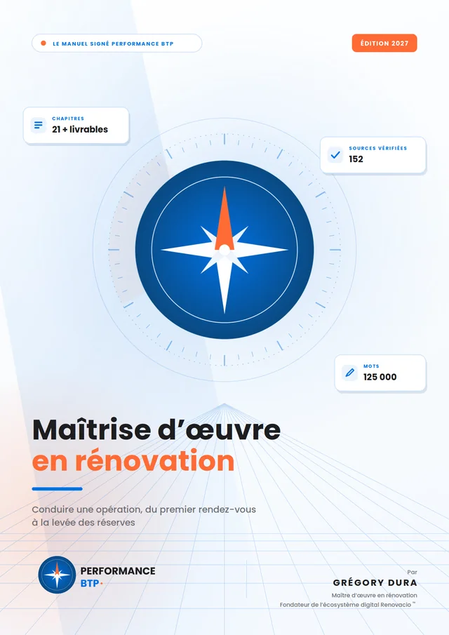 Couverture du manuel Maîtrise d'œuvre en rénovation