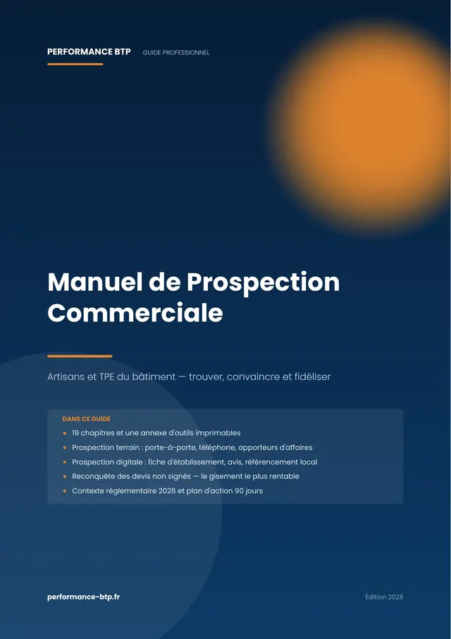 Couverture — Manuel de Prospection Commerciale